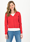 logo cardigan v-neck lang, red heart anchor , Knitted Jumpers & Cardigans, Red
