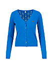 logo cardigan v-neck lang, blue heart anchor , Knitted Jumpers & Cardigans, Blue