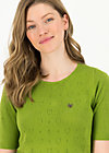 logo pully round neck 1/2arm, green heart anchor , Knitted Jumpers & Cardigans, Green