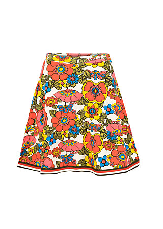 Mini Skirt lovely feelgood, shower flower, Skirts, White