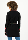 Long Cardigan gone with the mind, midnight roses, Knitted Jumpers & Cardigans, Black