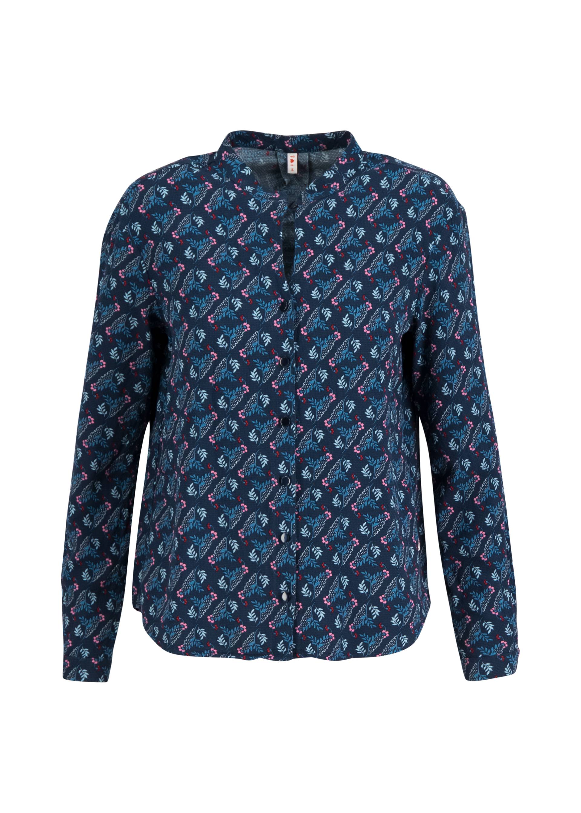 Viskose-Bluse hupp die welle, ladies night, Blusen & Tuniken, Blau