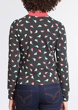 Trainingsjacke darling next door, birds of berlin, Sweatshirts & Hoodies, Schwarz