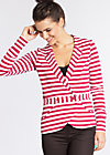 eclectic cuckoo, san diego stripes, Strickpullover & Cardigans, Rot