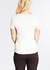 logo shortsleeved feminin , white sparkling spume, Shirts, White