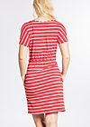 logo stripe dress, summer red stripes, Dresses, Red