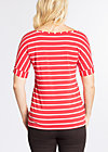 logo stripe t-shirt, summer red stripes, Shirts, Rot