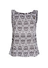 Sleeveless Top y in visby, fantasifullt forest, Shirts, Black