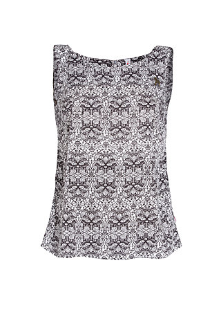Sleeveless Top y in visby, fantasifullt forest, Shirts, Black