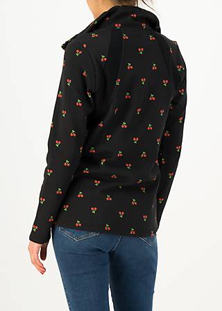 Fleece Jacket cosyshell turtle, cherry on top, Jackets & Coats, Black