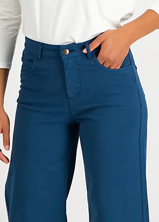 Hose High Waist Culotte, wild sea blue, Hosen, Blau