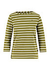 logo stripe 3/4 sleeve shirt, stripe of nature, Shirts, Grün