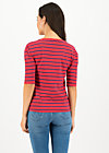 Shirt logo stripe halfsleeve, stripe of love, Shirts, Rot