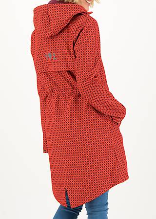 Softshelljacke swallowtail promenade, red stars, Jacken & Mäntel, Rot