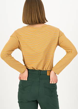 Longsleeve sweet sailorette, soft golden stripes, Tops, Yellow
