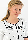 Cardigan tipsy me, sailors knotdot, Knitted Jumpers & Cardigans, White