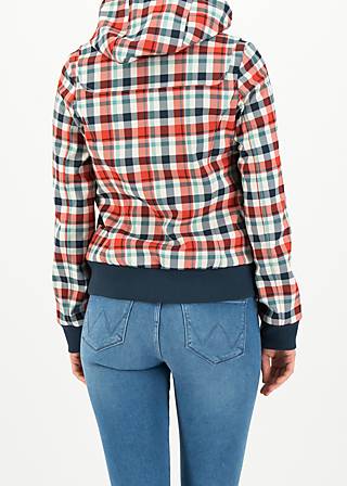 Softshelljacke wetterheldin, april check, Jacken & Mäntel, Rot