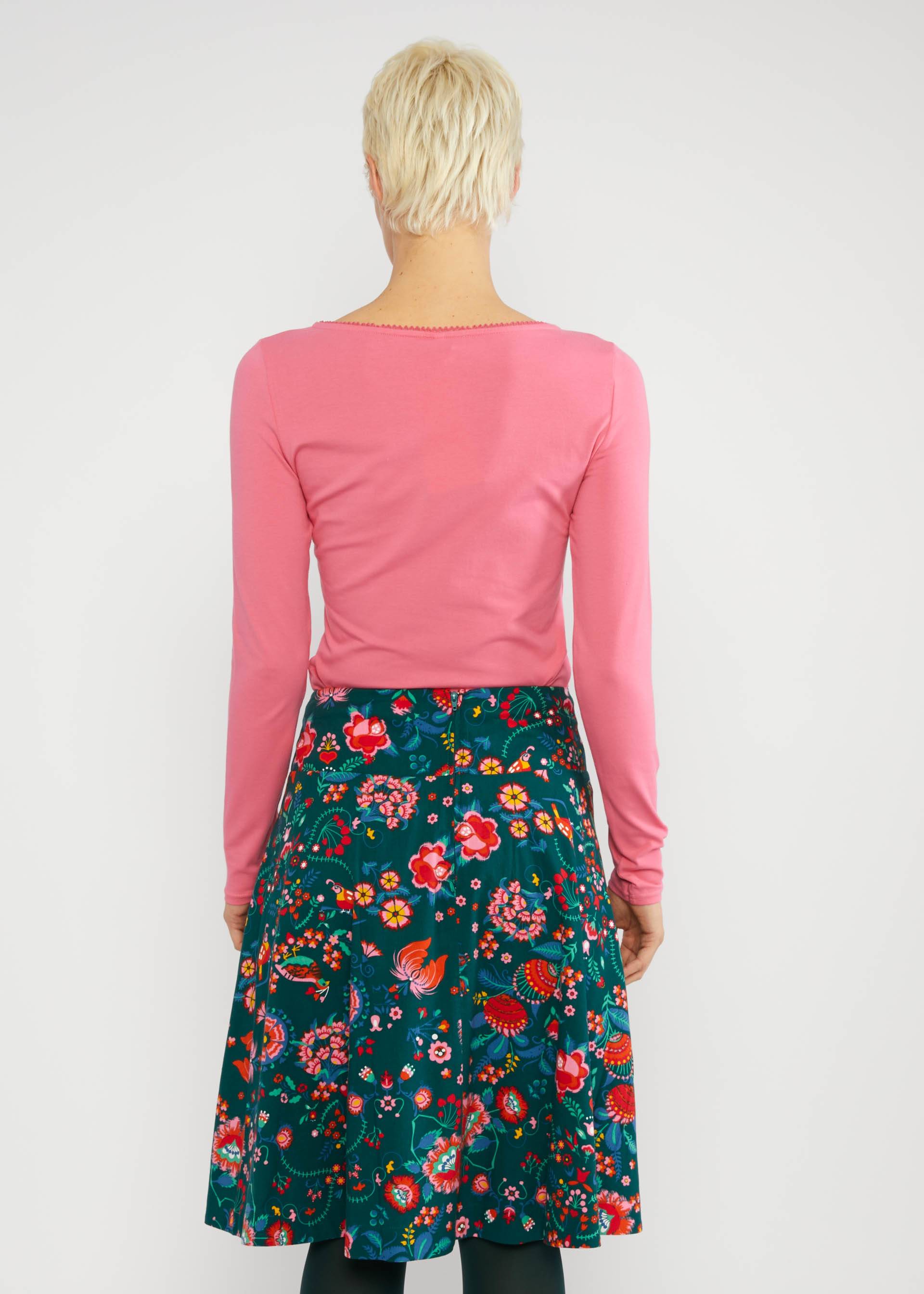 Circle Skirt Romance Rules the World, romantic mountain garden, Skirts, Green