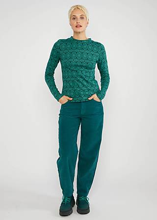 Knitted Top Safe and Warm Turtle, setting sun, Tops, Green