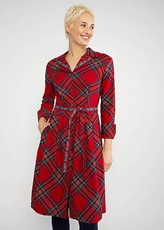 Blusenkleid Zauberknopf und Kragen, rainbow steward, Kleider, Rot