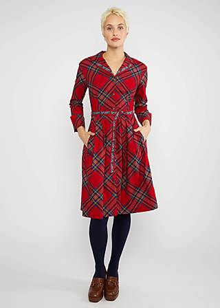 Blusenkleid Zauberknopf und Kragen, rainbow steward, Kleider, Rot