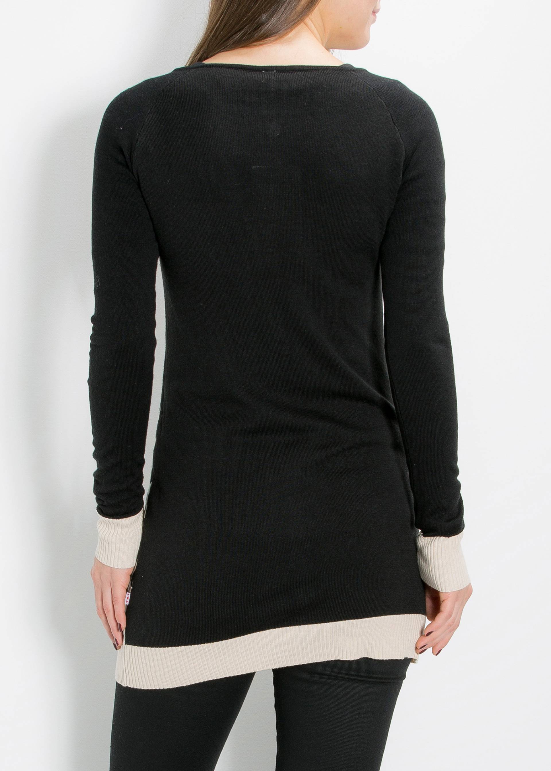 Lange Strickjacke marry me ankerklaus, koi scales, Kleider, Schwarz