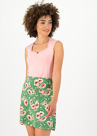 Mini Skirt cloche du soleil, floral florida, Skirts, Green