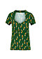 T-Shirt pow wow heart, parrot parody, Shirts, Green