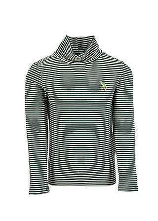 Kids' Top best friends forever turtle, deep forest stripes, Shirts, Green