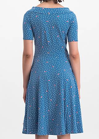 Jerseykleid roswitas dolcevita, fly over forest, Kleider, Blau