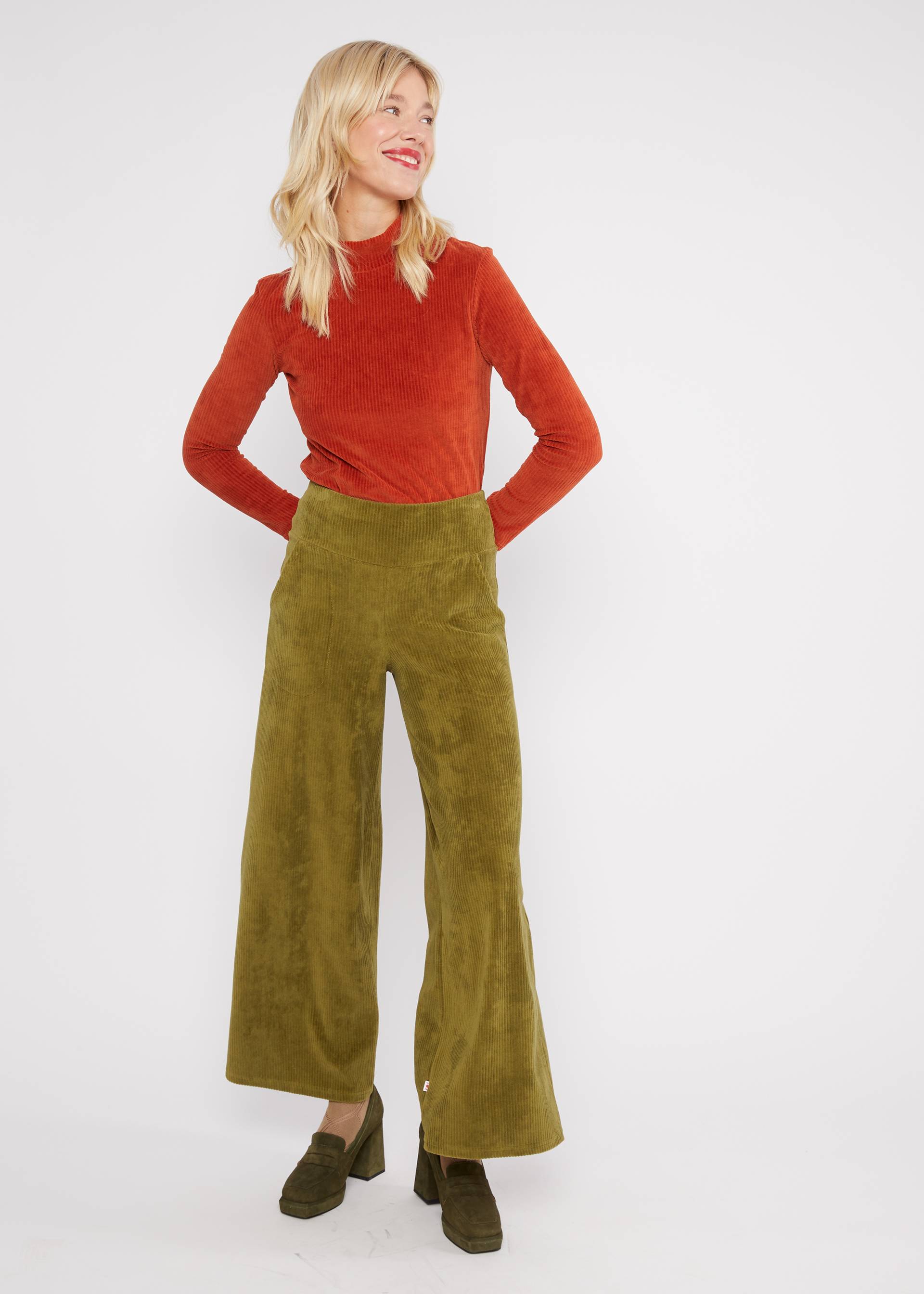 Cordhose Jolly Marleen, my green herbs garden, Hosen, Gr&uuml;n