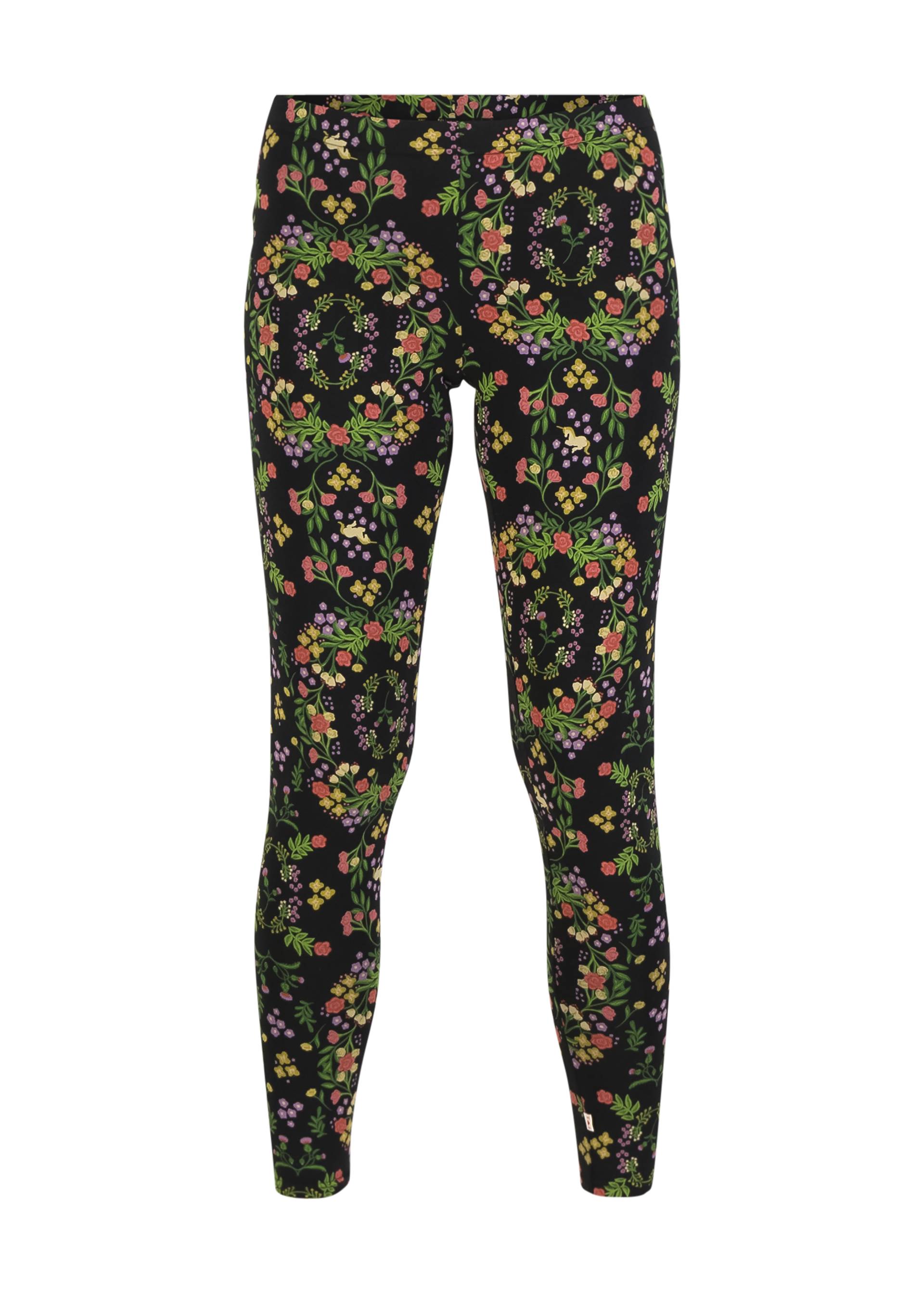 Baumwoll-Leggings Lovely Legs, unicorn crown, Leggings, Schwarz