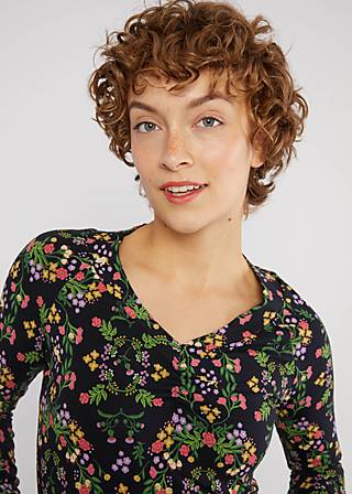 Longsleeve Savoir Vivre Sage, unicorn crown, Shirts, Schwarz