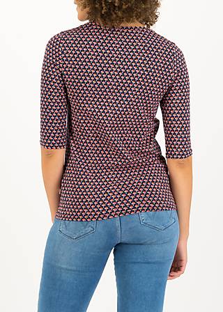 Top round and round, majolika peak, Tops, Blue