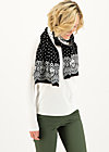 Knitted scarf sweet talking, black betsy , Accessoires, Black