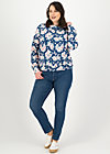 Sweatshirt how lovely, bhumi blossom , Sweatshirts & Hoodys, Blue