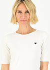 Strickpullover logo pully roundneck 1/2 arm, pearly white, Strickpullover & Cardigans, Weiß