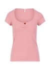 T-Shirt logo shortsleeve feminin, feminine blush, Tops, Pink