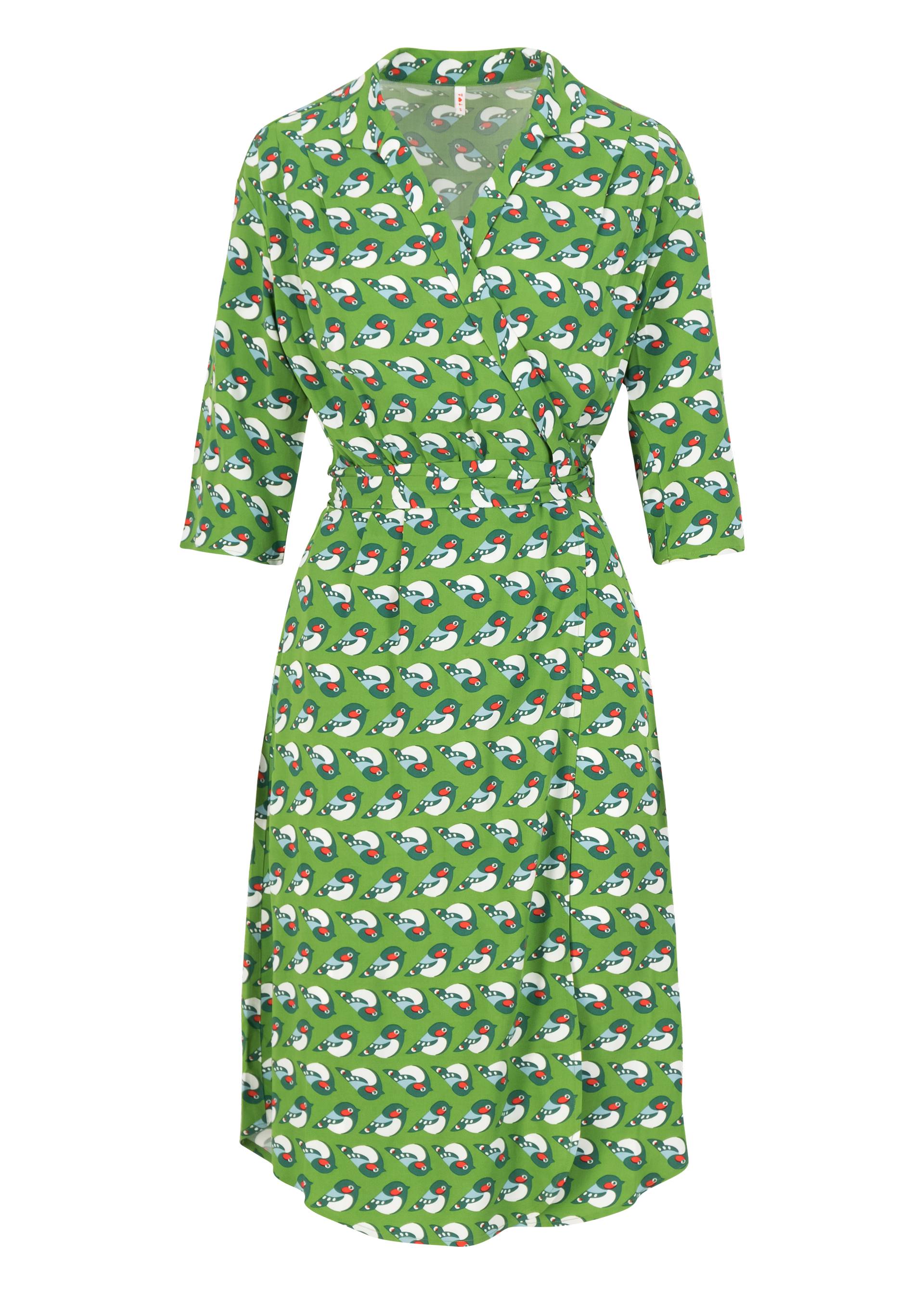 Wickelkleid lucky lola, sing into spring, Kleider, Grün