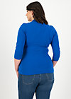 Shirt pow wow vau cropped, bright blue, Shirts, Blau