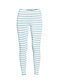 Baumwoll-Leggings logo leggins, white stripes, Leggings, Weiß