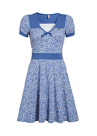 Jersey Dress wings of spring, forest of birds, Dresses, Blue