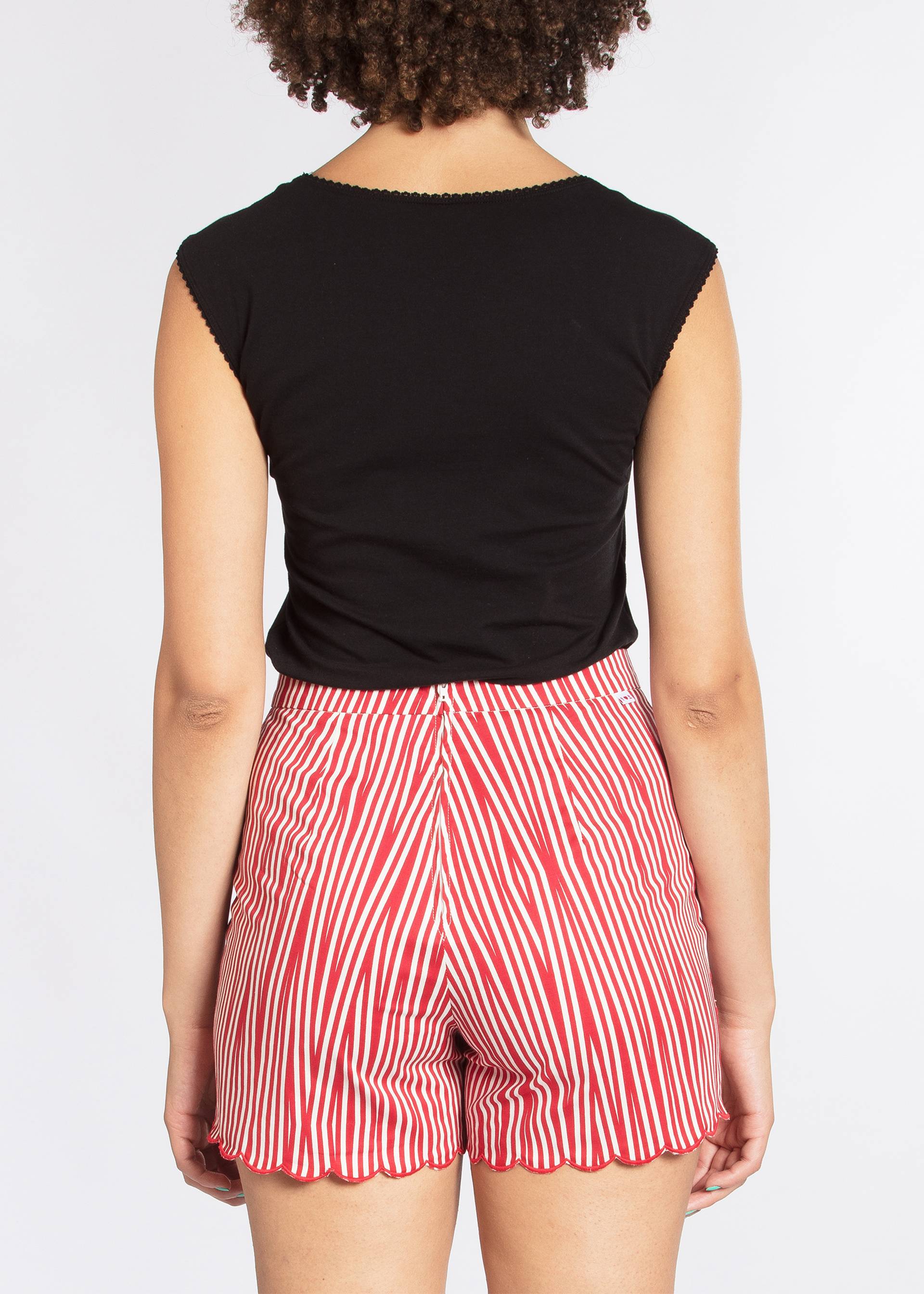 Shorts some kind of wonderful, trot the fox stripes, Hosen, Rot