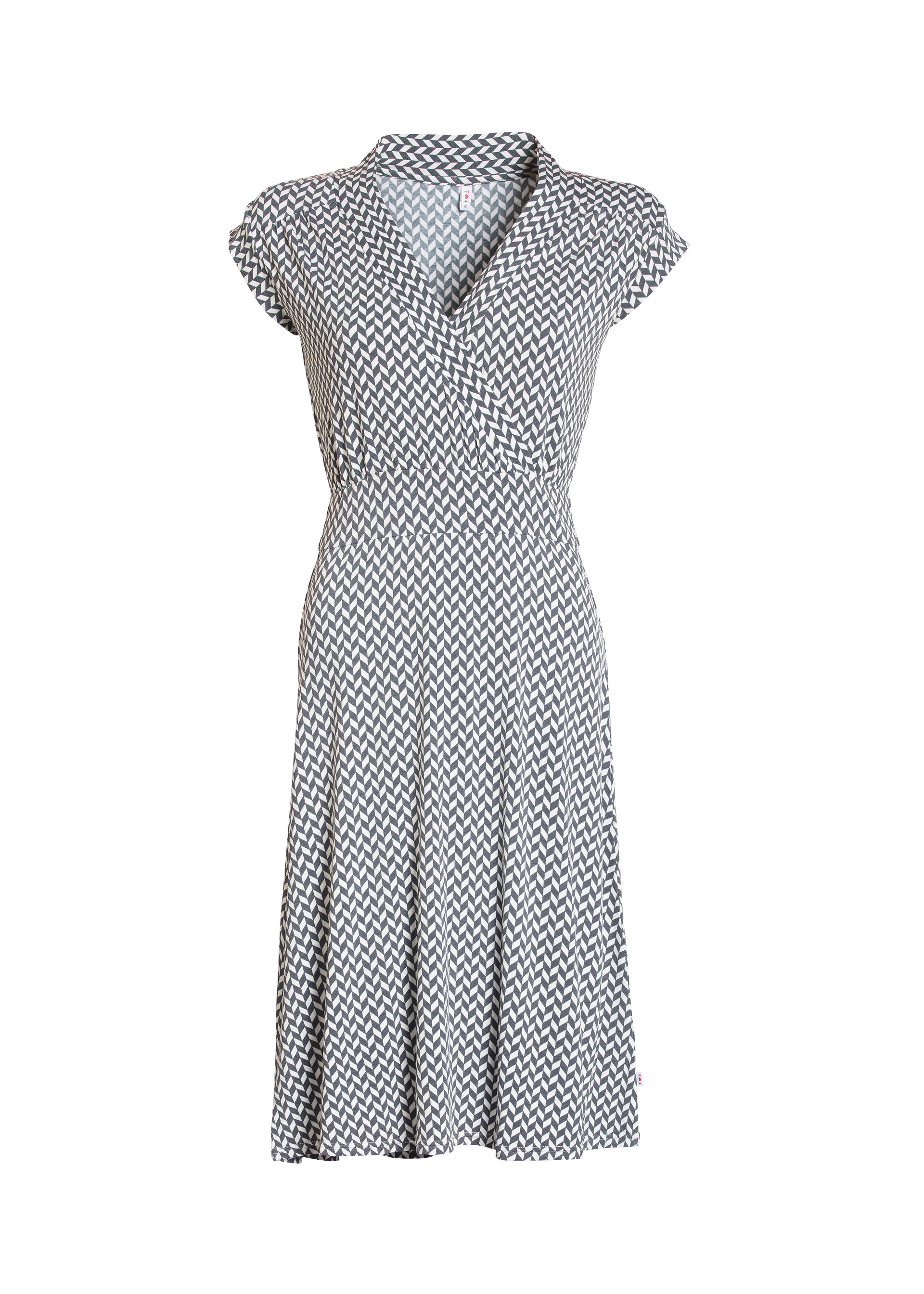 Jerseykleid wipeout, step by side, Kleider, Schwarz