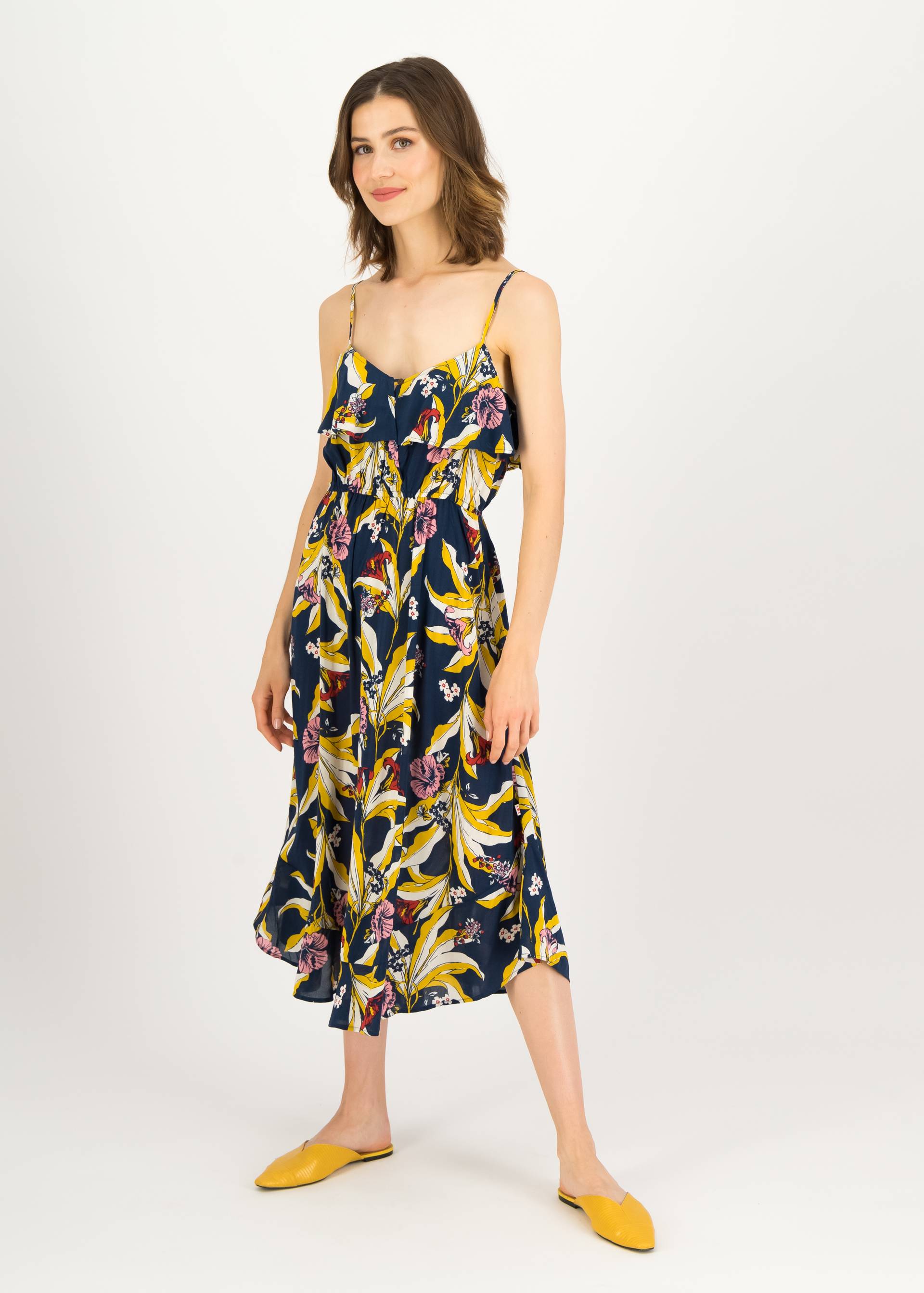 Freizeitkleid Dream Baby Dream, fleurs d'hibiscus, Kleider, Blau