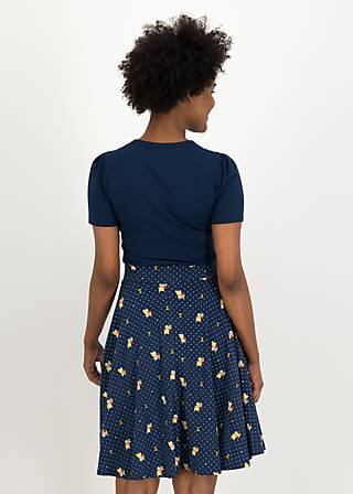 Tellerrock Fullmoon circle, chien g&acirc;t&eacute;, R&ouml;cke, Blau