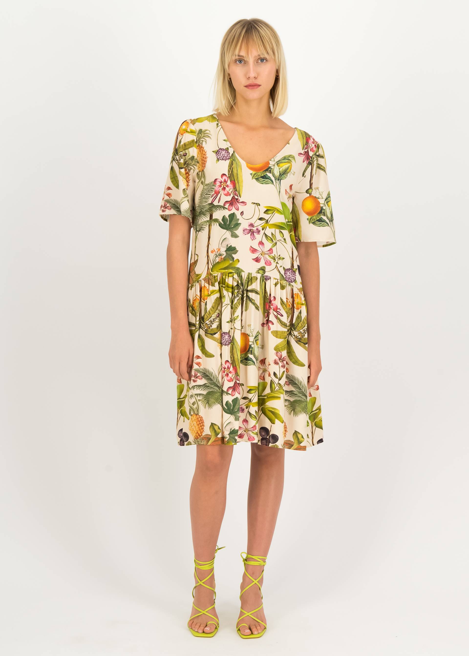 Freizeitkleid Hang on Honey Summer, jardin fruitier madmoizelle, Kleider, Beige