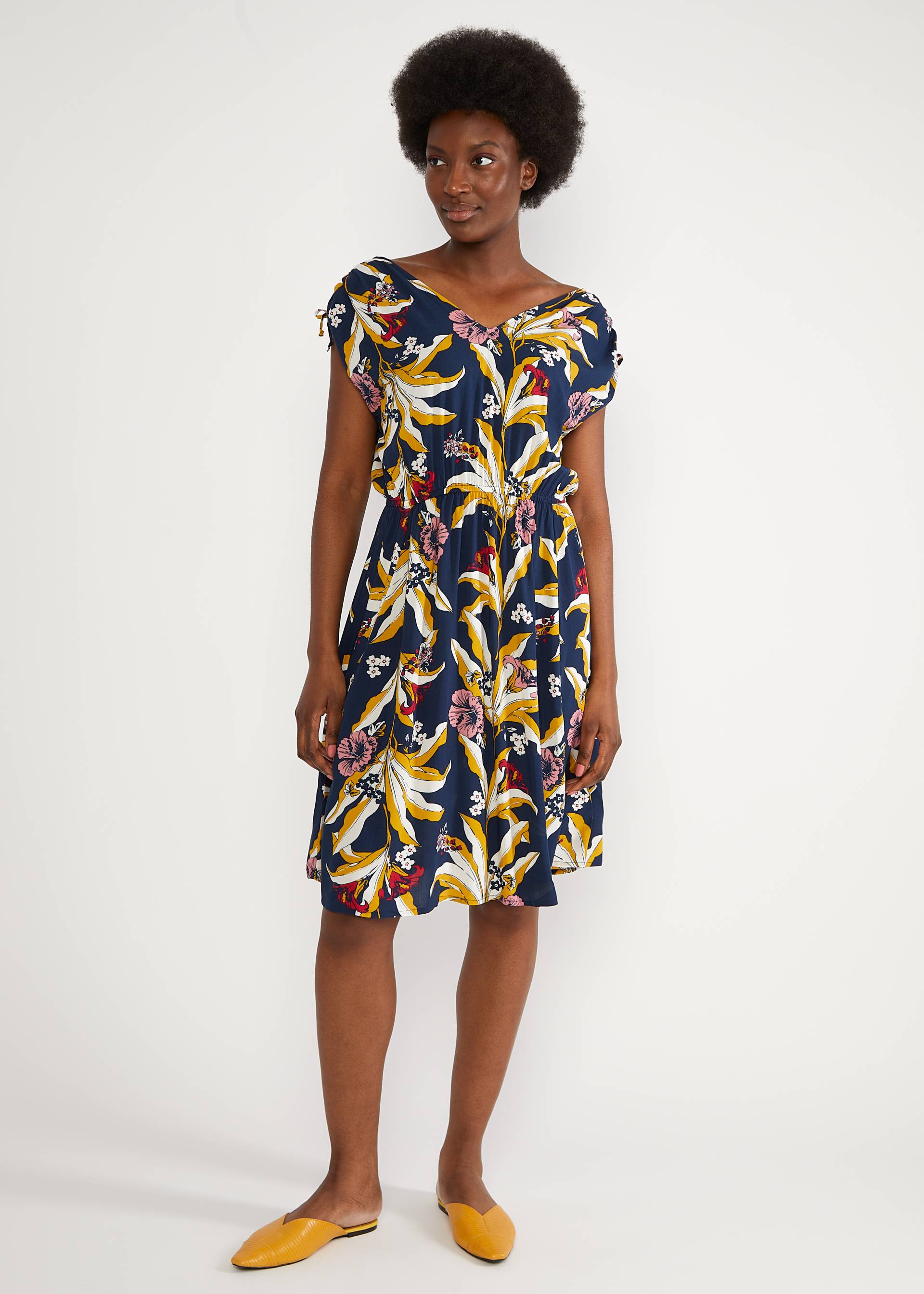 Summer Dress Sunkissed Goddess, fleurs d'hibiscus, Dresses, Blue