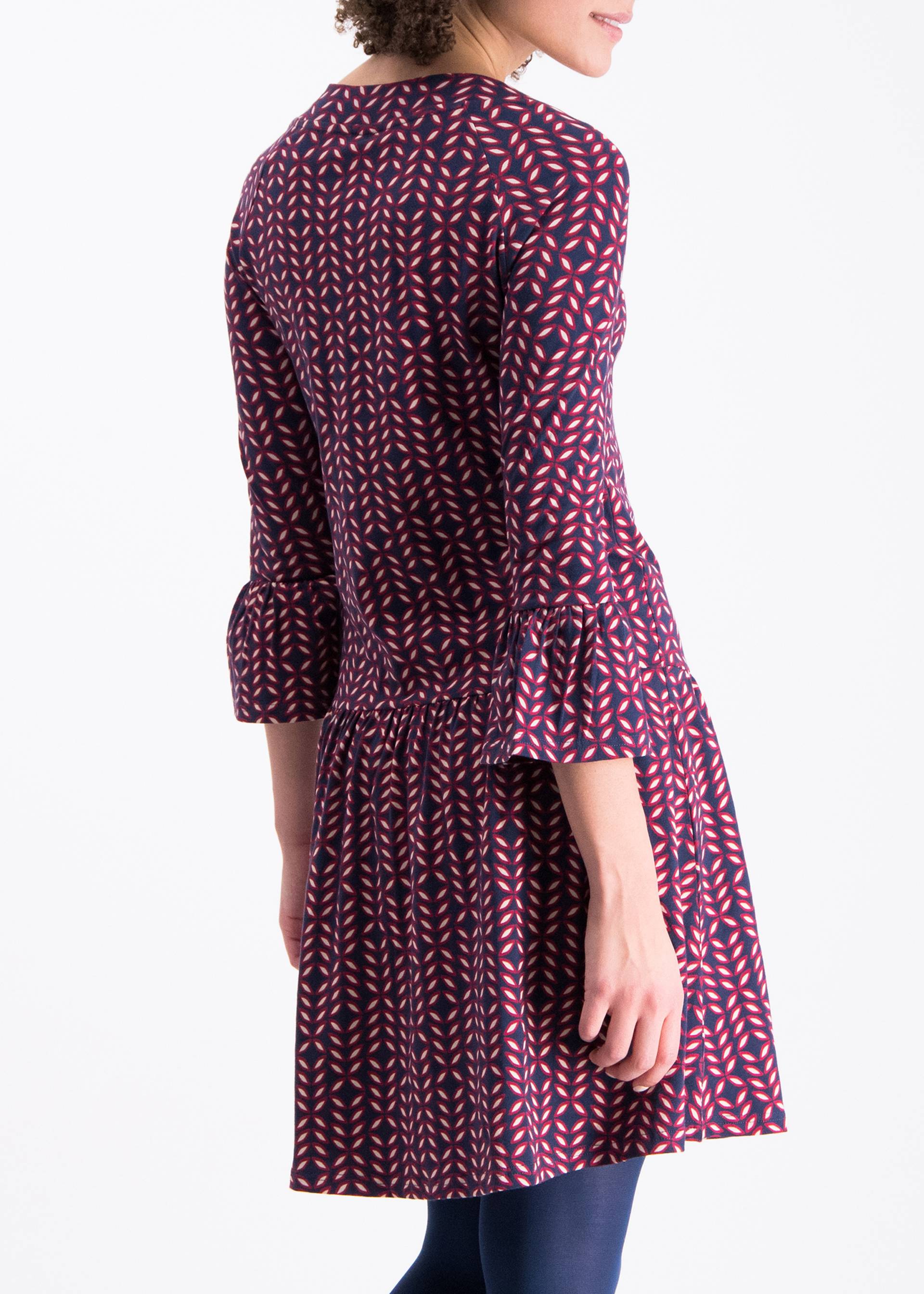 Jerseykleid dream of jeanny, always free for tea, Kleider, Blau