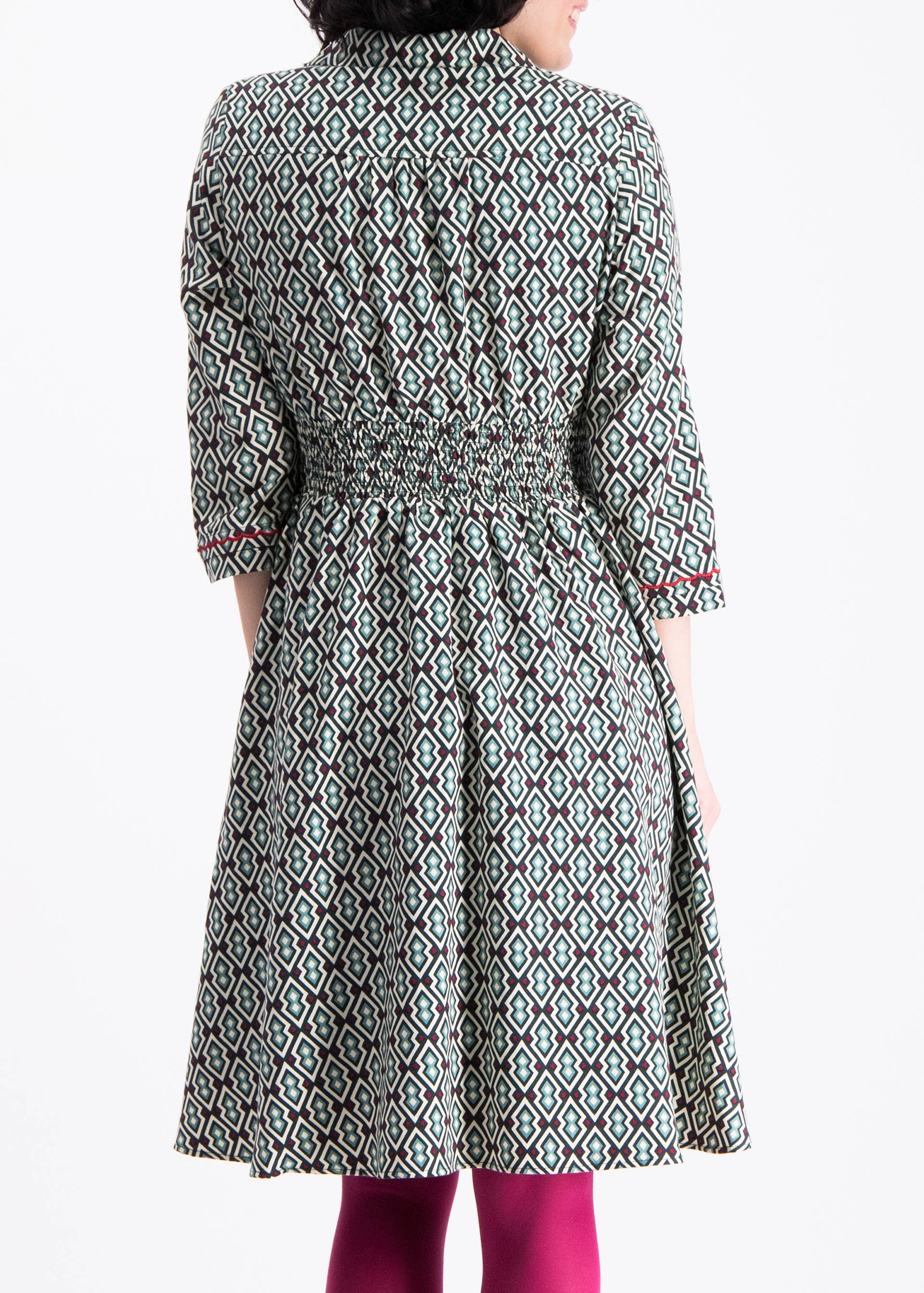 Herbstkleid railway romance, art deco love, Kleider, Gr&uuml;n